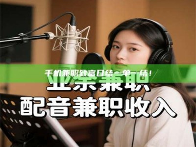 莒县手机兼职致富日结一单一结！